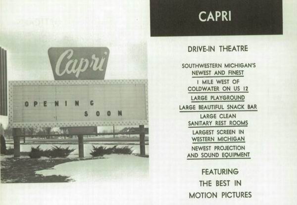 Capri Drive-In Theatre - 1967 From Ron Gross (newer photo)